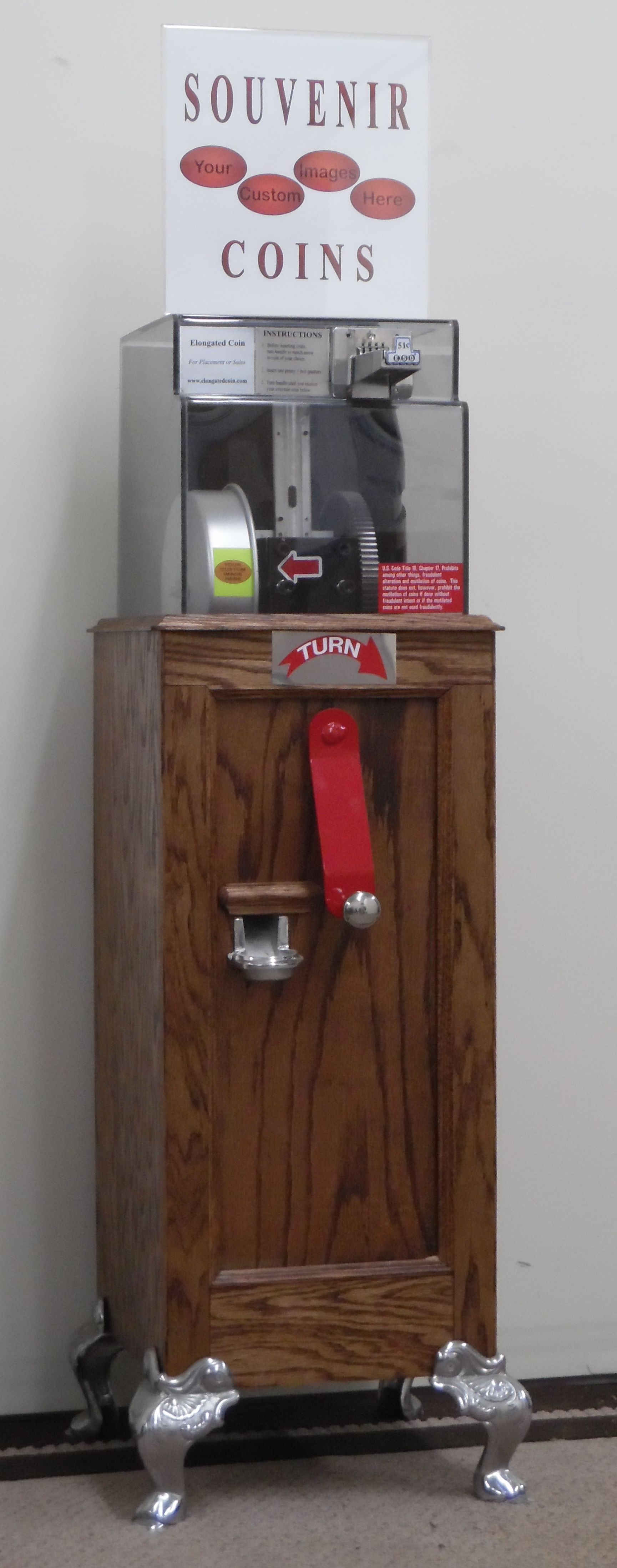 Hand Crank Penny Machines